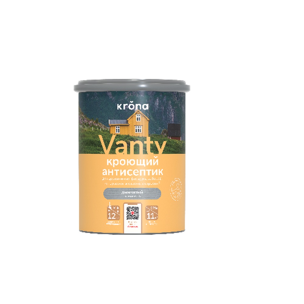Антисептик кроющий VANTY  дымчатый 0,75л (10шт) Krona