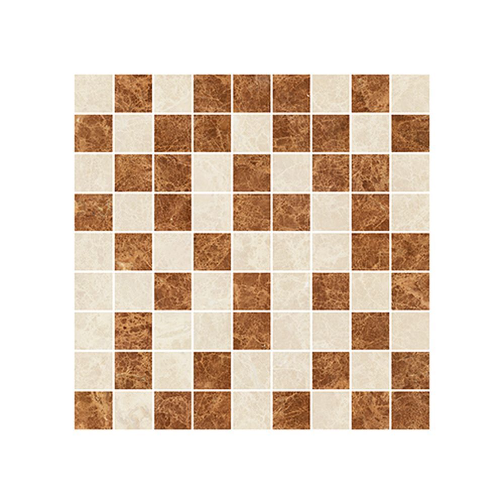 Плитка мозаика Laparet Libra (Оранжевый, Бежевый) глянцевая 300*300мм (10шт/уп)