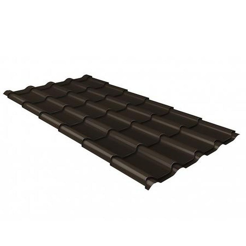 Металлочерепица  Камея (1,180/1,085) 0,5 мм покрытие Rooftop Бархат/Стальной бархат
