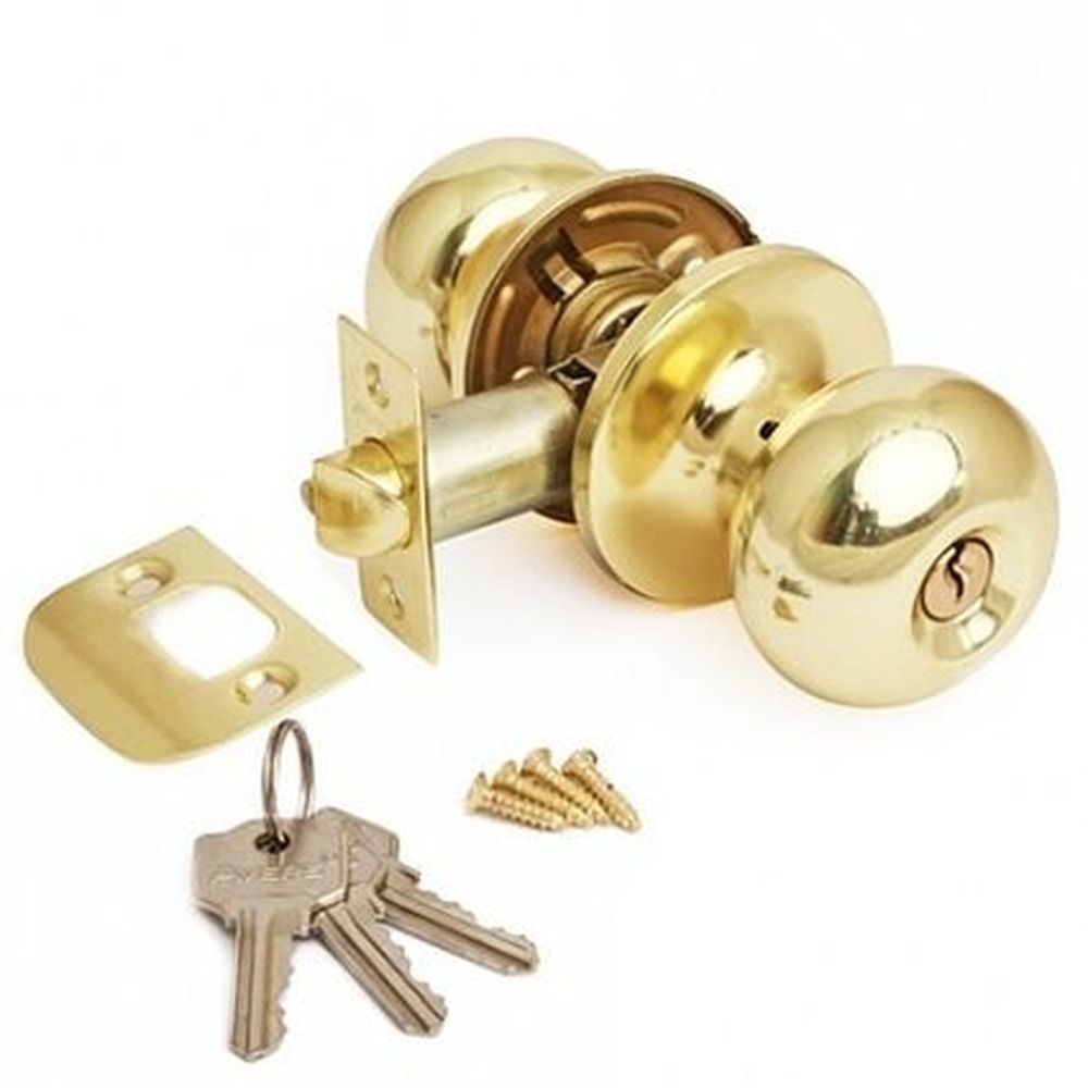 Ручка-защёлка Avers 6082-01-G(золото) с ключом