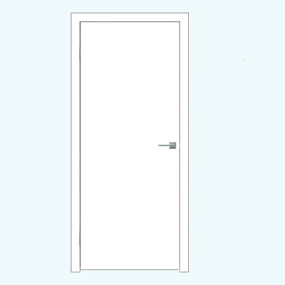 Дверное полотно L10 ПВХ Сатин Белый 900мм (под заказ)