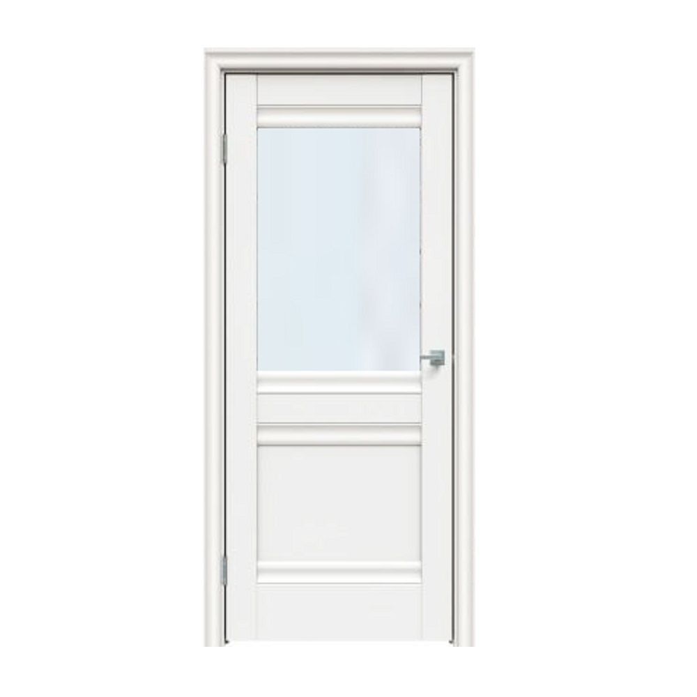 Дверное полотно L12 ПВХ Сатин Белый 600мм