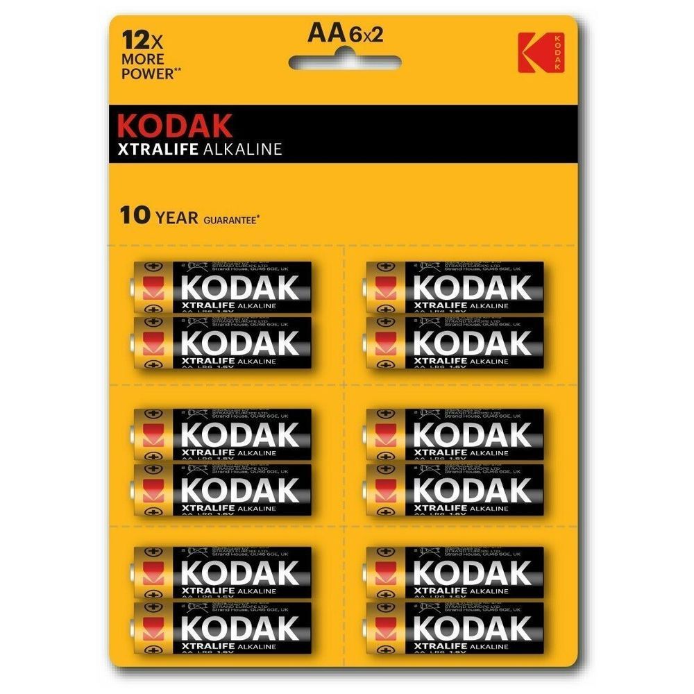 Элемент питания алкалиновый KODAK АА LR6/12BL XTRALIFE  Отрывной (цена за 1шт)