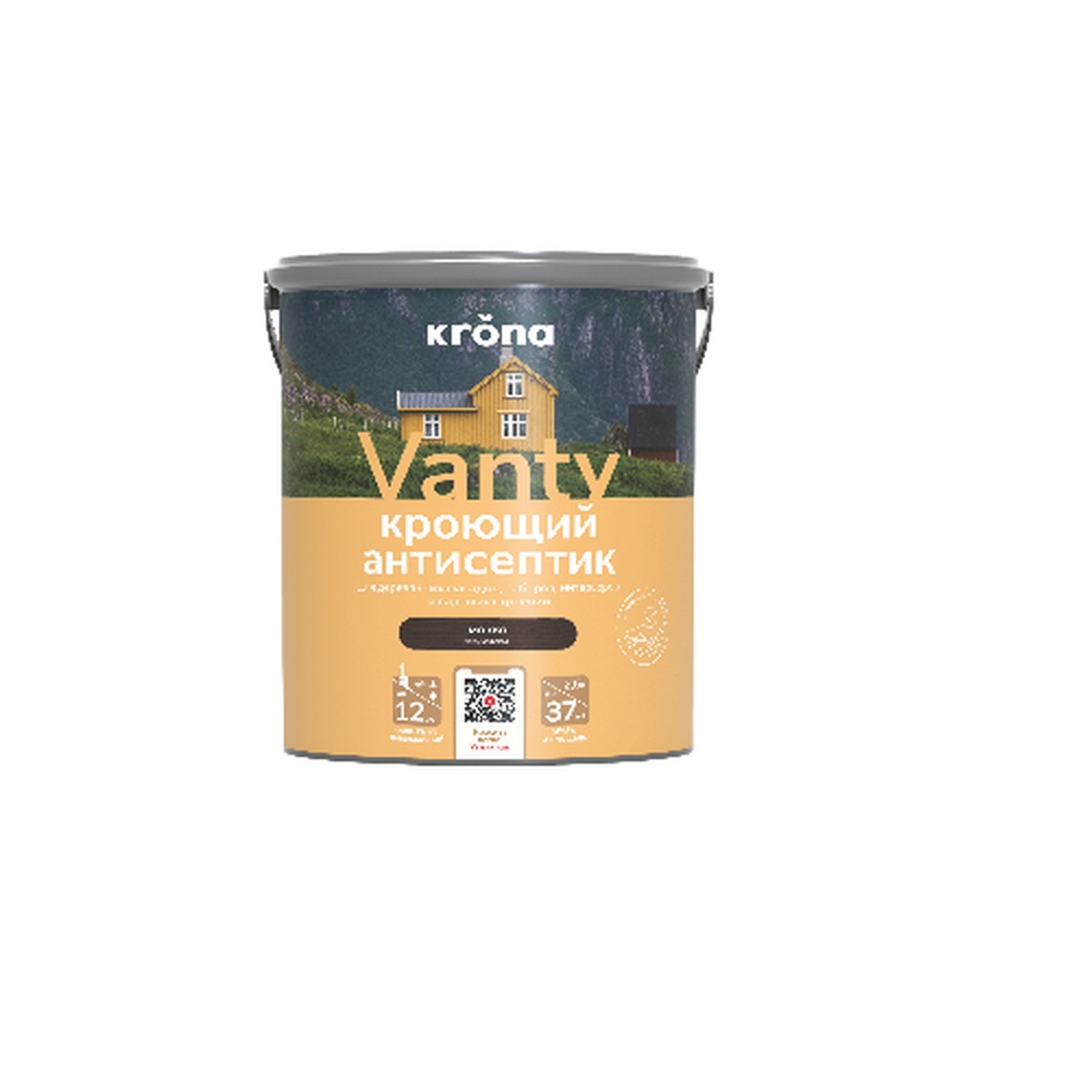 Антисептик кроющий VANTY  мокко 2,5л (3шт) Krona