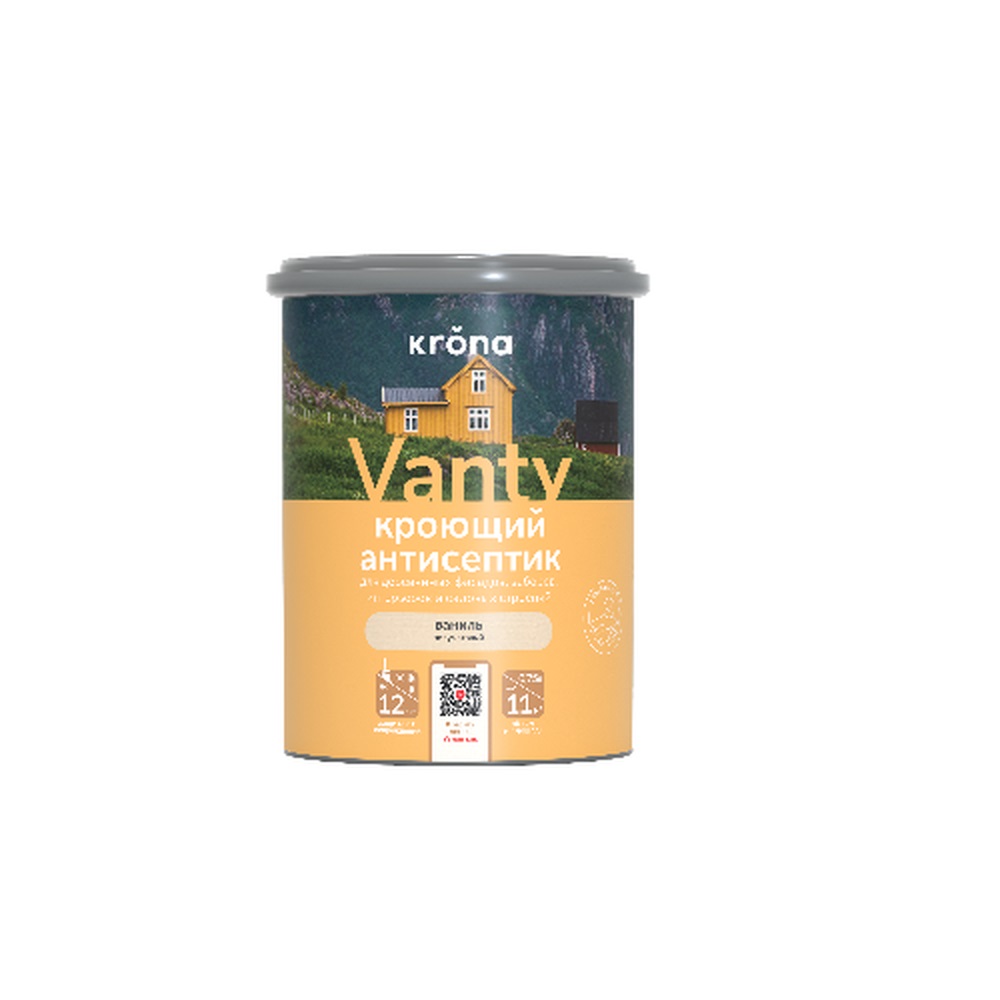 Антисептик кроющий VANTY  ваниль 0,75л (10шт) Krona