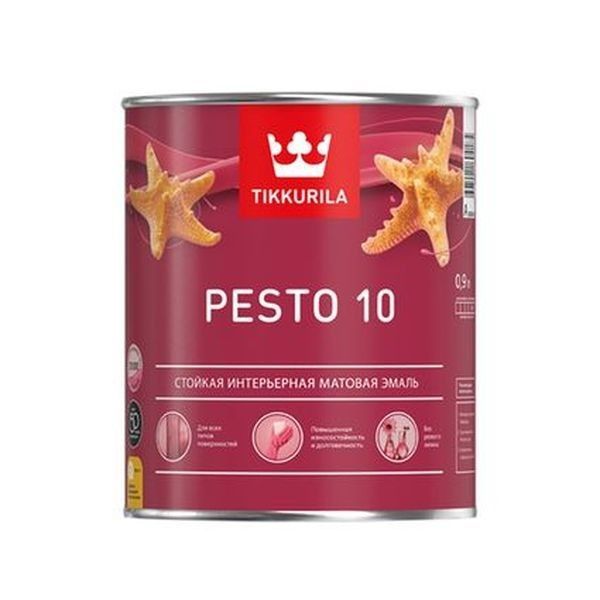 Краска PESTO 10 С мат 0,9л (6шт)
