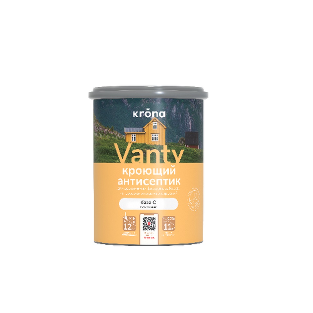Антисептик кроющий VANTY  база С 0,75л (10шт) Krona