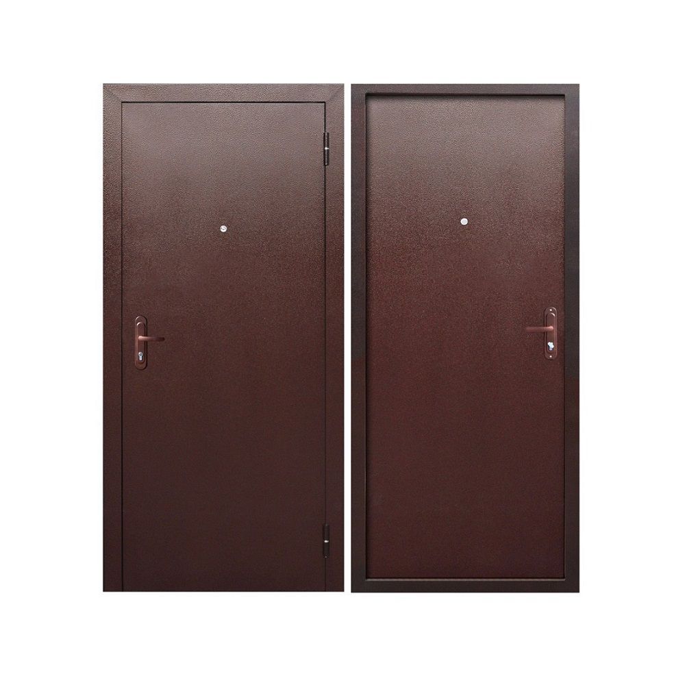 Дверь металл Стройгост 5 РФМеталл/Металл 860х2050 левая