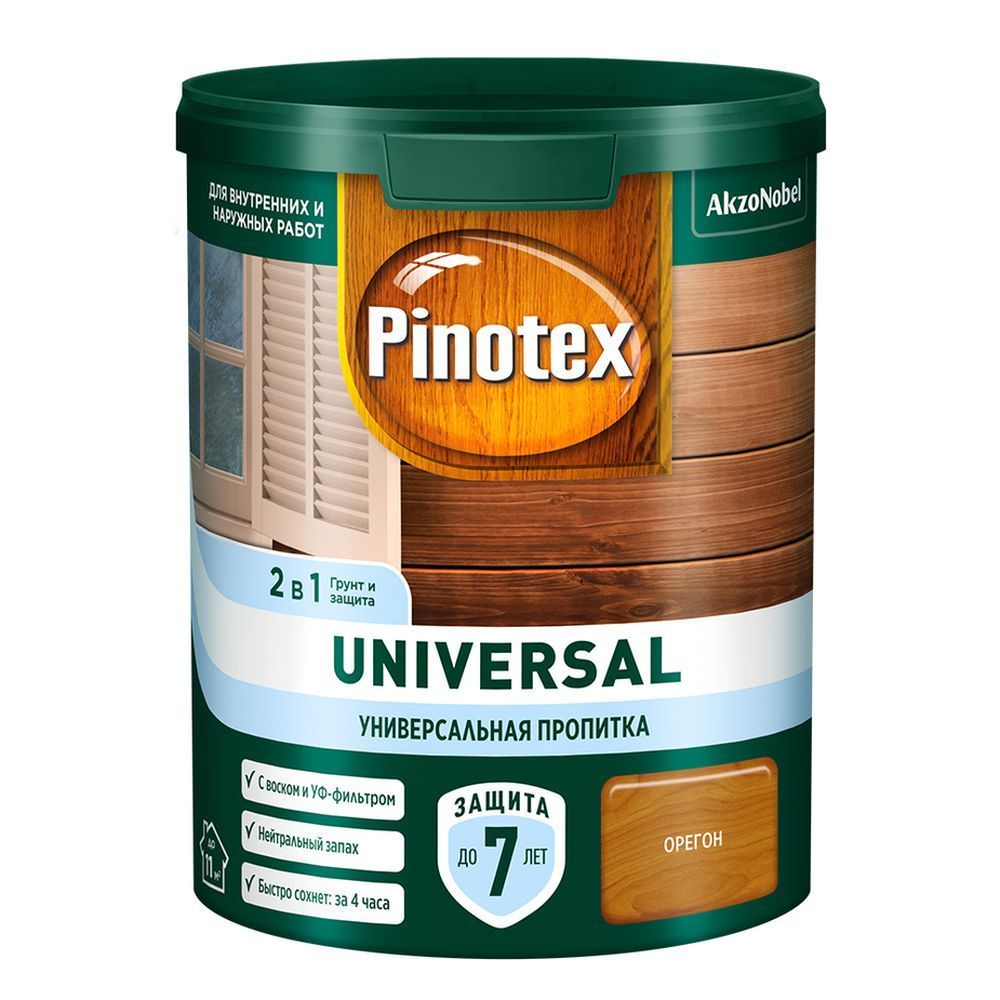 Пропитка Pinotex Universal  2в1 Орегон 0,9л
