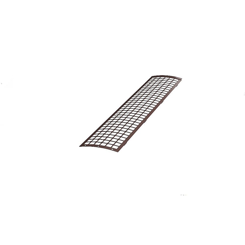 ТН ПВХ решетка желоба защитная (0,6 пог.м.), коричневый (под заказ) (140шт/уп)