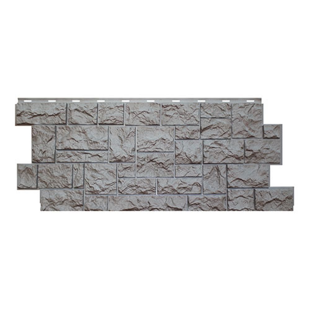 Фасадная панель Северный камень 1117х463х24 Серый