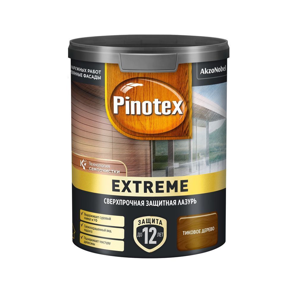 Пропитка Pinotex Extreme Тик п/мат 0,9л