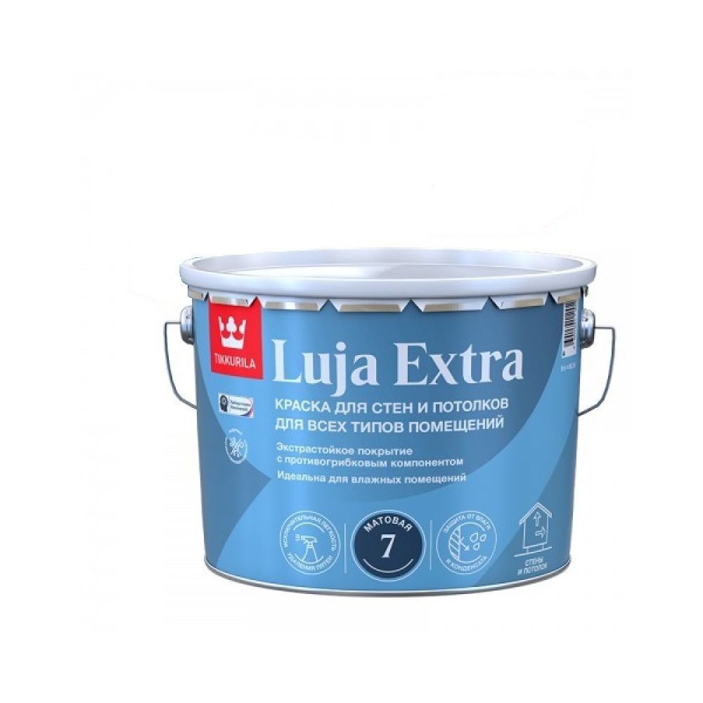 Краска экстра-стойкая LUJA EXTRA  A  п/мат 9л (Распродажа)