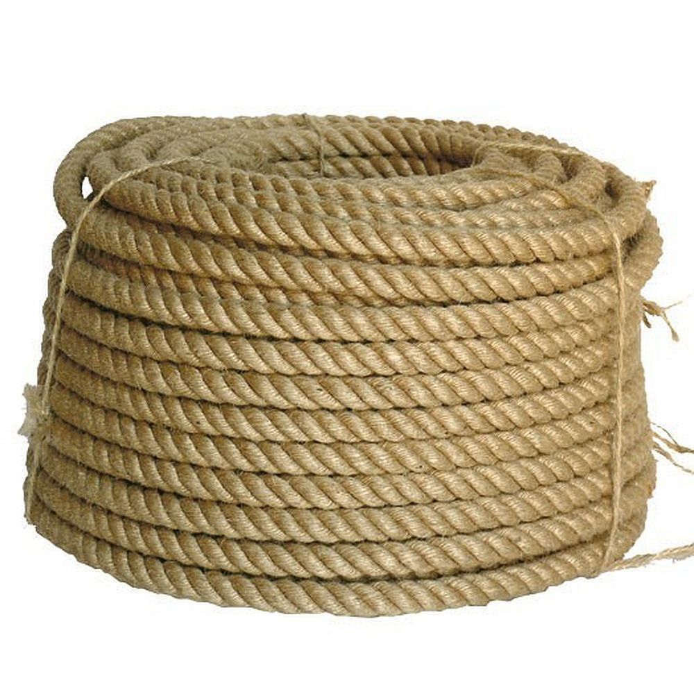 Верёвка джутовая 16мм (бабина)