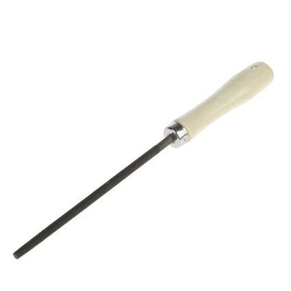 Напильник 200 мм круглый, деревянная ручка, КУРС