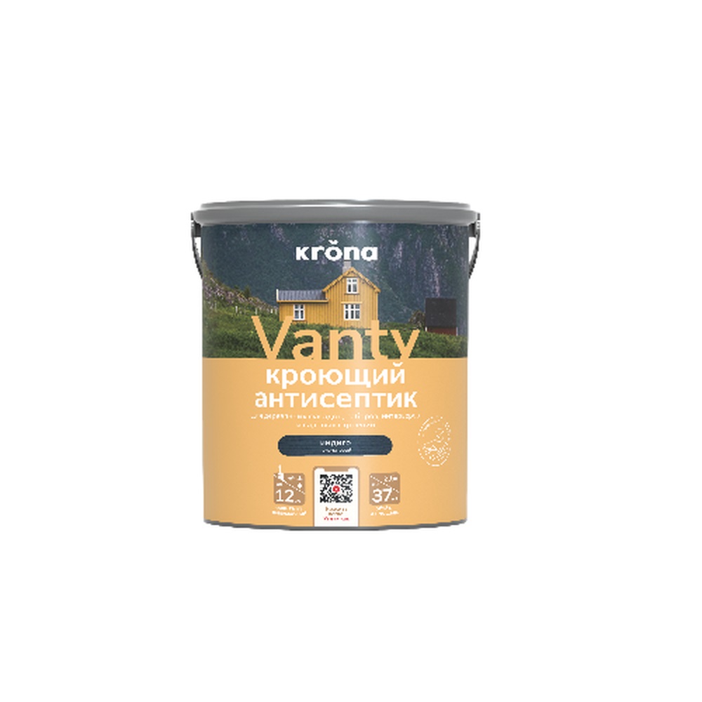 Антисептик кроющий VANTY  индиго 2,5л (3шт) Krona