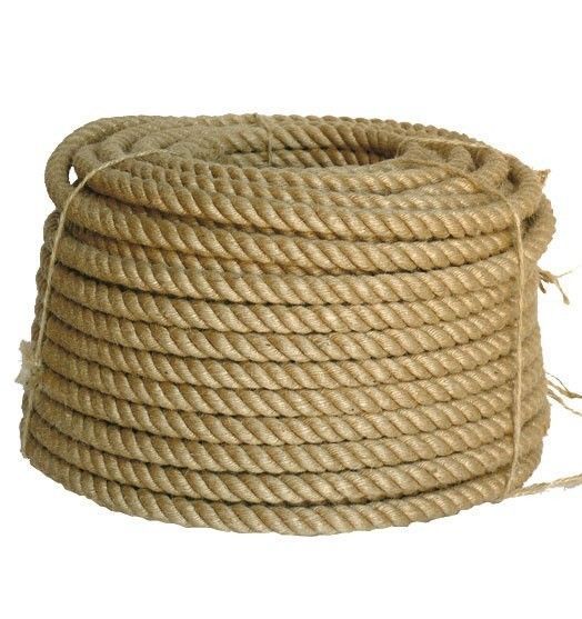 Верёвка джутовая 12мм (бабина)
