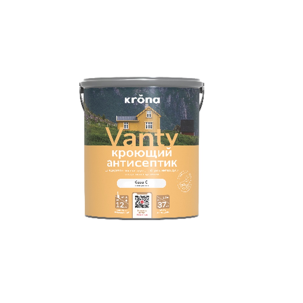 Антисептик кроющий VANTY  база С 2,5л (3шт) Krona