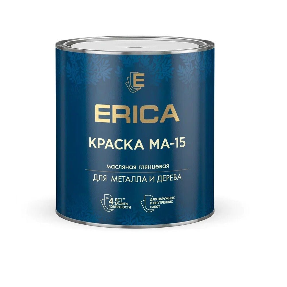 Краска масляная МА-15 ЗЕЛЕНАЯ 5,5 кг (2шт) Erica