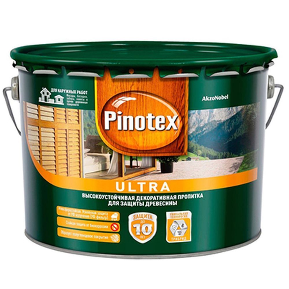 Пропитка Pinotex Ultra Бесцветный  CLR  п/гл 9л
