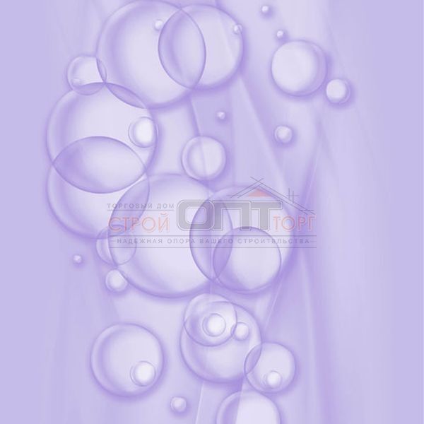 Панель ПВХ  (514) Пузыри фиолетовые 2,7*0,25**0,008м (10шт/уп)
