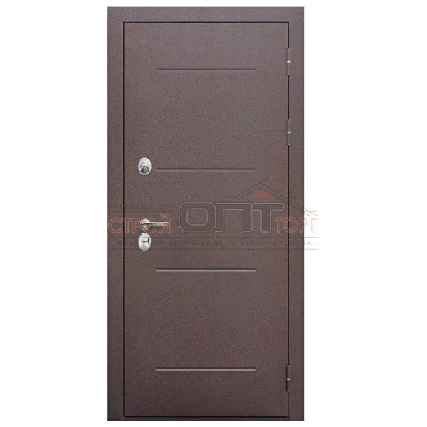 Дверь металл ISOTERMA Астана милки 960х2060 правая