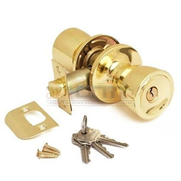 Ручка-защёлка Avers 0590-01-G (золото) с ключом