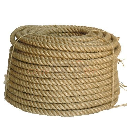 Верёвка джутовая 12мм (бабина)