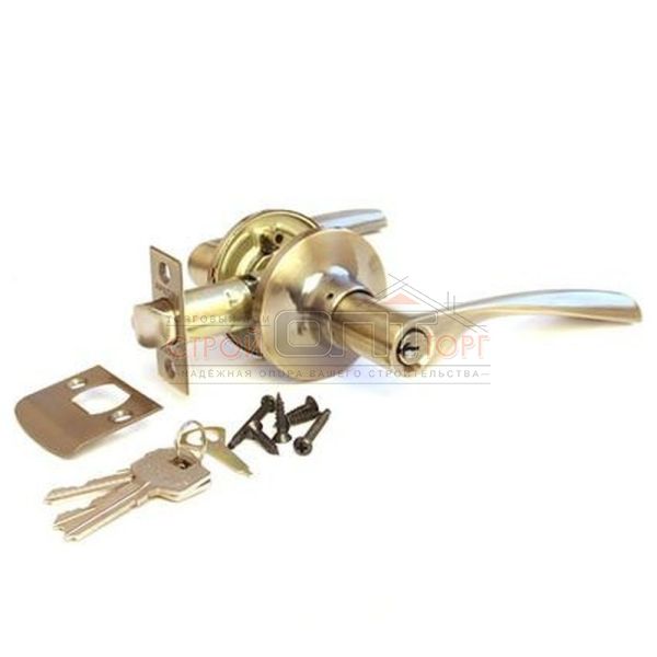 Ручка-защёлка Avers 8023-01-АВ (бронза)  с ключом