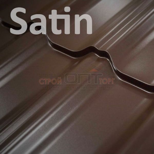 Металлочерепица  Квинта плюс (1,210/1,150) 0,5мм покрытие Satin