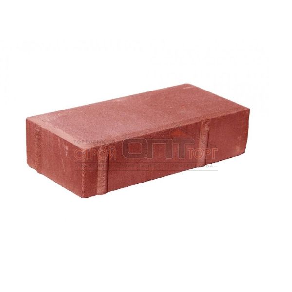 Плита бетонная тротуарная 2 П.4ф (красная) 200*100*40 (50шт\1м2),(950шт,900шт\подд)