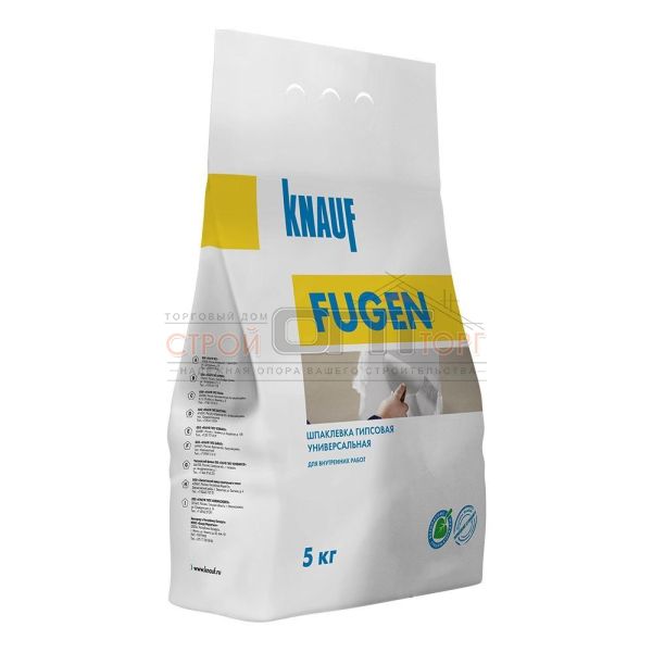Шпаклевка KNAUF-Фуген 5кг (6/кор,108/подд)(581053)