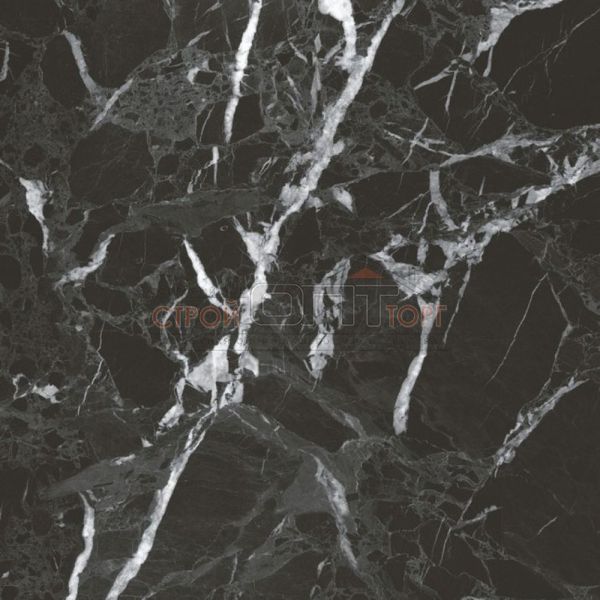 Керамогранит GRS05-02 Simbel-pitch мрамор черно-серый 600*600*10мм (4шт/уп,128шт/п)