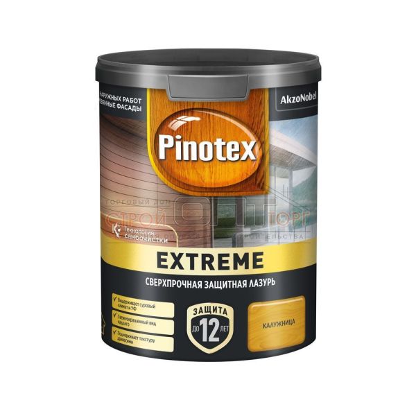 Пропитка Pinotex Extreme Калужница п/мат 0,9л