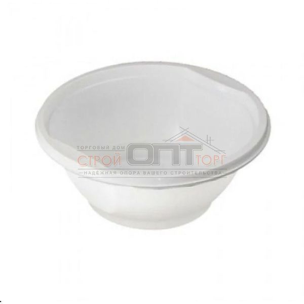 Тарелка суповая белая 500мл ПП (6шт/уп) (40уп/коробка)