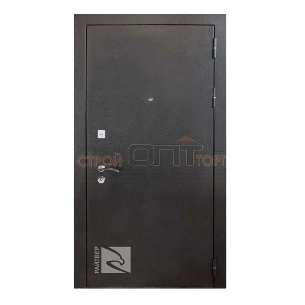 Дверь стальная Райтвер СТРОНГ 100 (бел.матовый) 860х2050 левая  (фурнитура внутри)