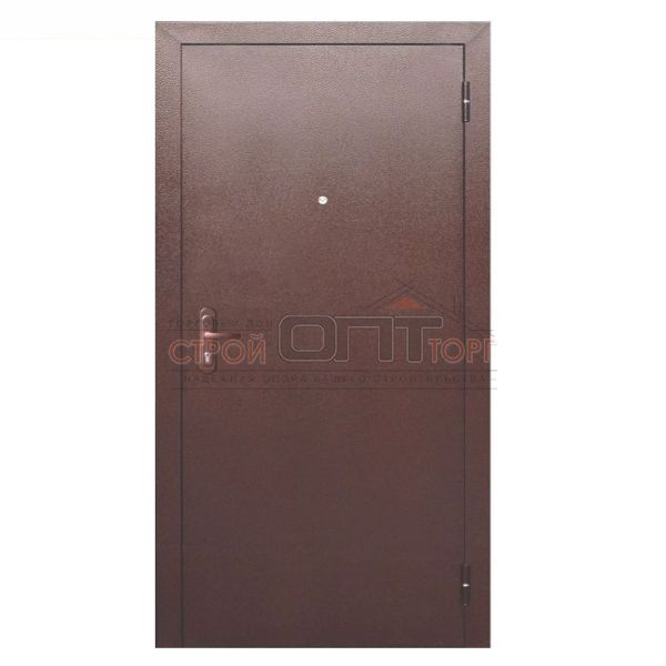 Дверь металл Стройгост 5 РФ Рустикальный дуб 860х2060 левая