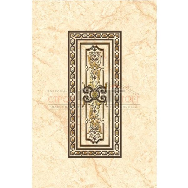 Плитка декор AXIMA Альпы С, коричневая 200*300*7мм (19шт/уп) (167266)