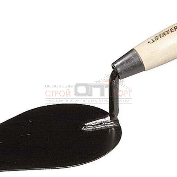 Кельма плиточника STAYER с деревянной усиленной ручкой КП 0821-4 (кратность 10шт)