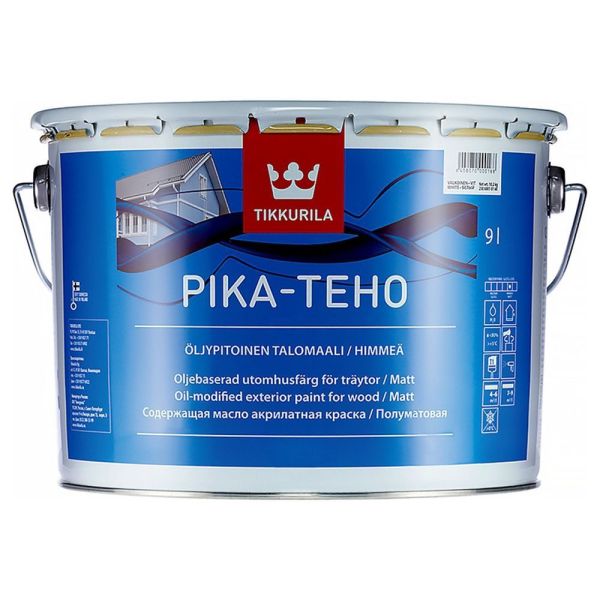 Краска для домов PIKA-TEHO A мат  9л