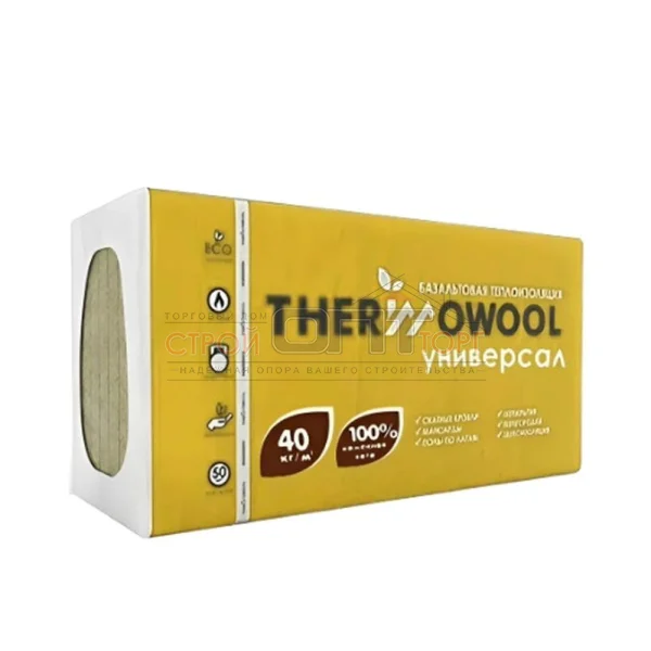 Мин.вата Изомин ThermoWool Универсал 50х600х1200 мм 5,76 кв.м