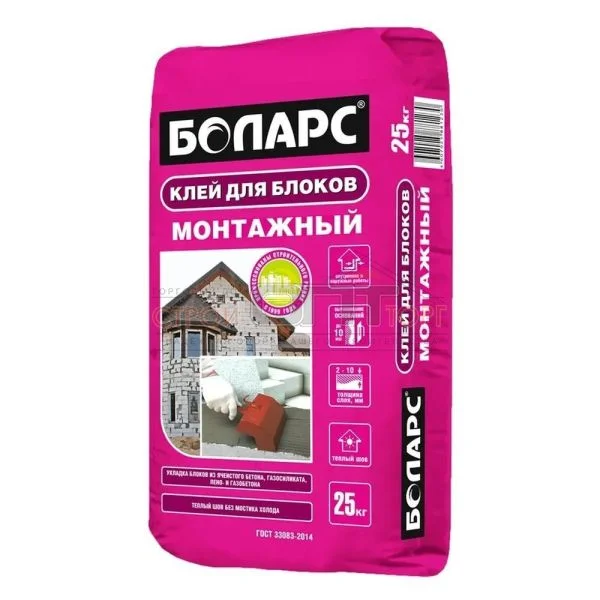 Клей БОЛАРС МОНТАЖНЫЙ  25 кг ПОД ЗАКАЗ