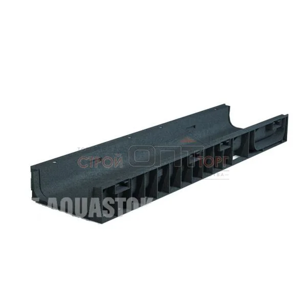 Лоток водоотводный пластиковый ЛВП Norma 200 H280 (1000*260*280)(арт. 12028) АКВАСТОК