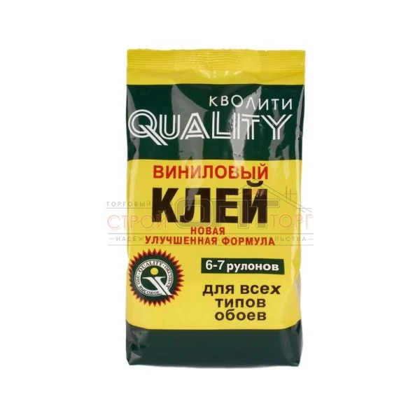 Клей для обоев Quality виниловый 200г (30шт) (мягкая пачка)