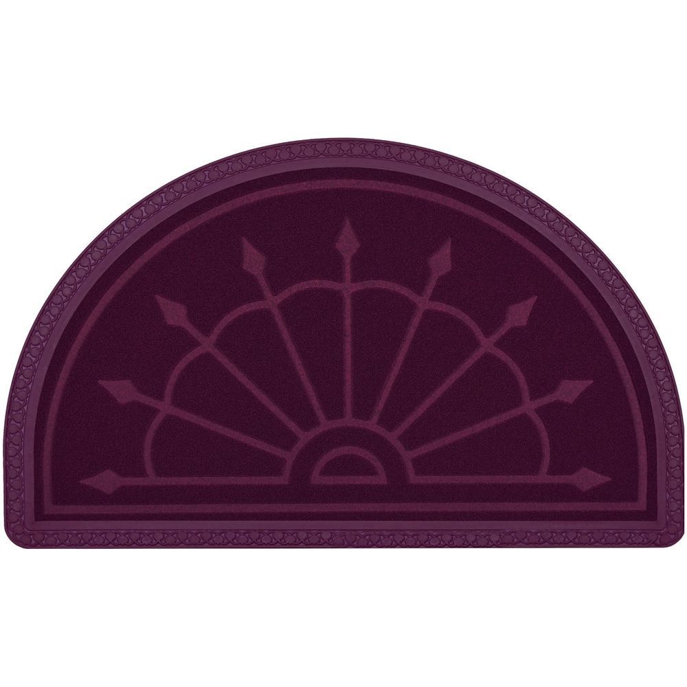Коврик придверный 76х48,5 см, "Копья" жесткая подложка фиолетовый Destiny D/1614