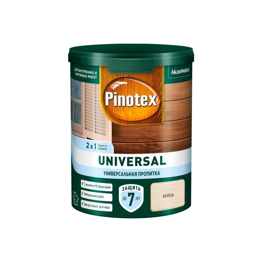 Пропитка Pinotex Universal  2в1 Берёза 0,9л