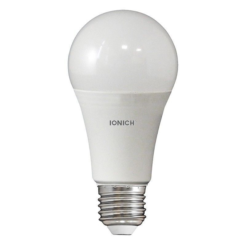 Лампа светодиодная 11Вт груша 2700К тепл. белый свет LED E27 А60 230В IONICH 1614 (10/100 шт)