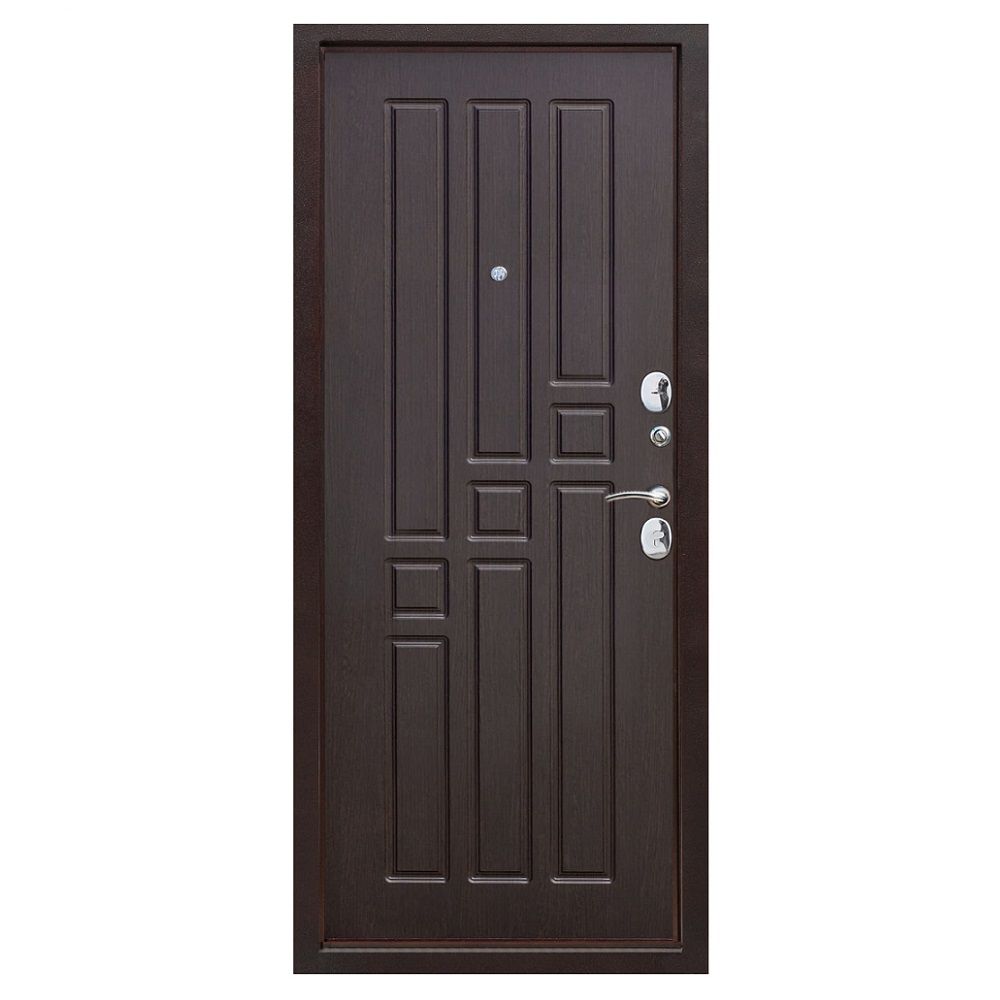 Дверь металл Гарда 6см Венге 960х2060 левая