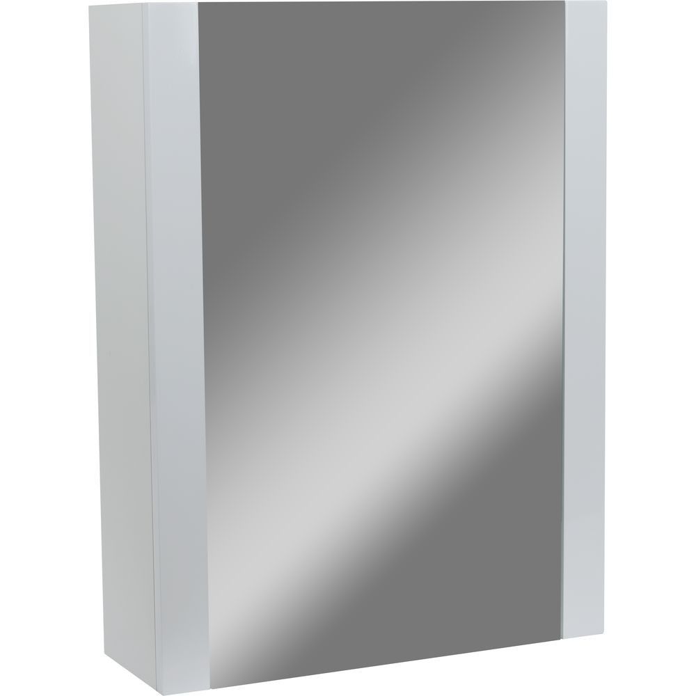 Зеркало-шкаф Ниагара 50 (DORATIZ) правый, белый с подсветкой 500х145х700