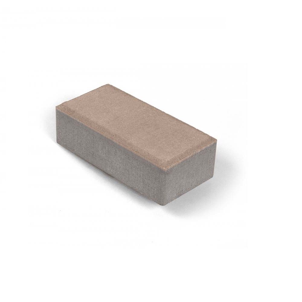 Плита бетонная тротуарная 2 П.6ф (коричневая) 200*100*60 (50шт\м2),(600шт\подд)
